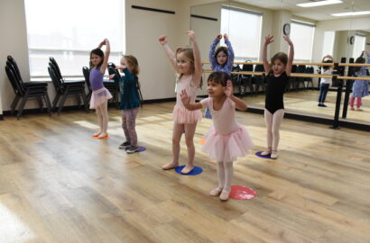 Creative Dance students dancing