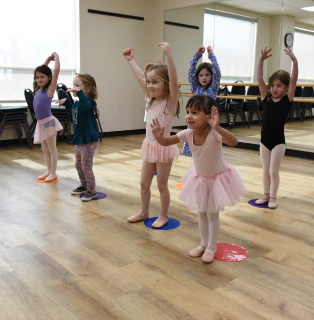 Creative Dance students dancing