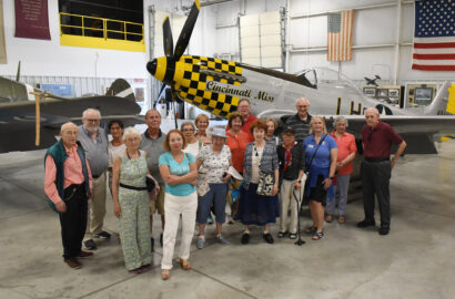 60 & Better group at the Warbird Museum