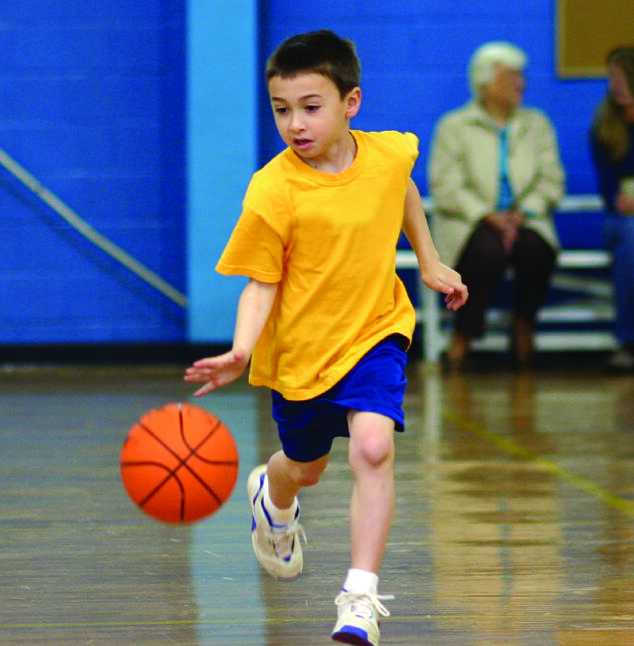 A youth basketball player.