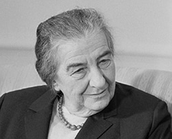 Golda Meir. Courtesy of onlysimchas.com.