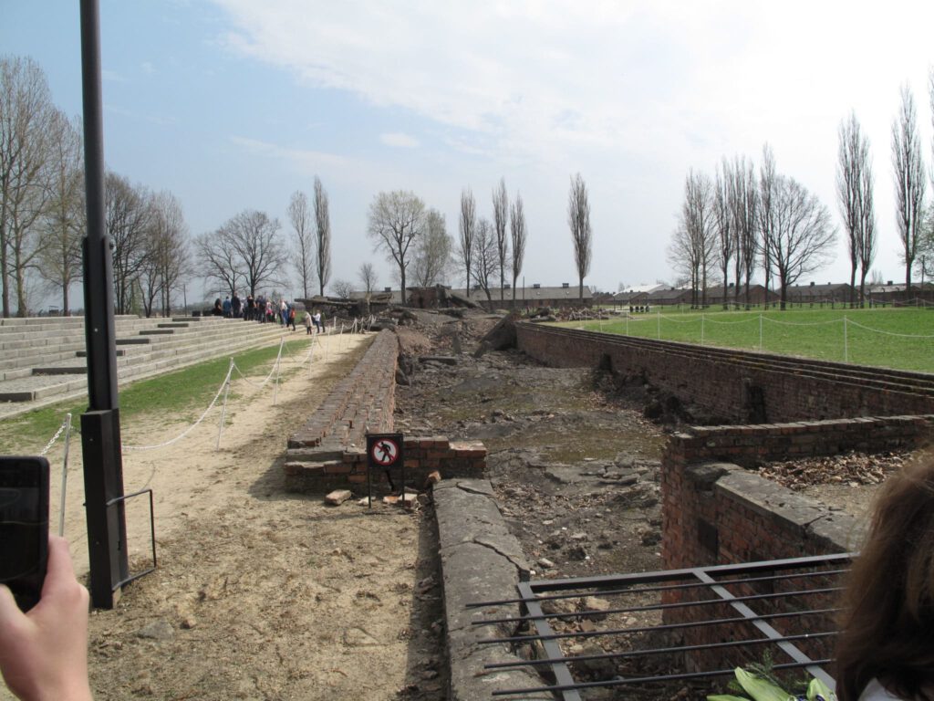 Outside area of Auschwitz 2