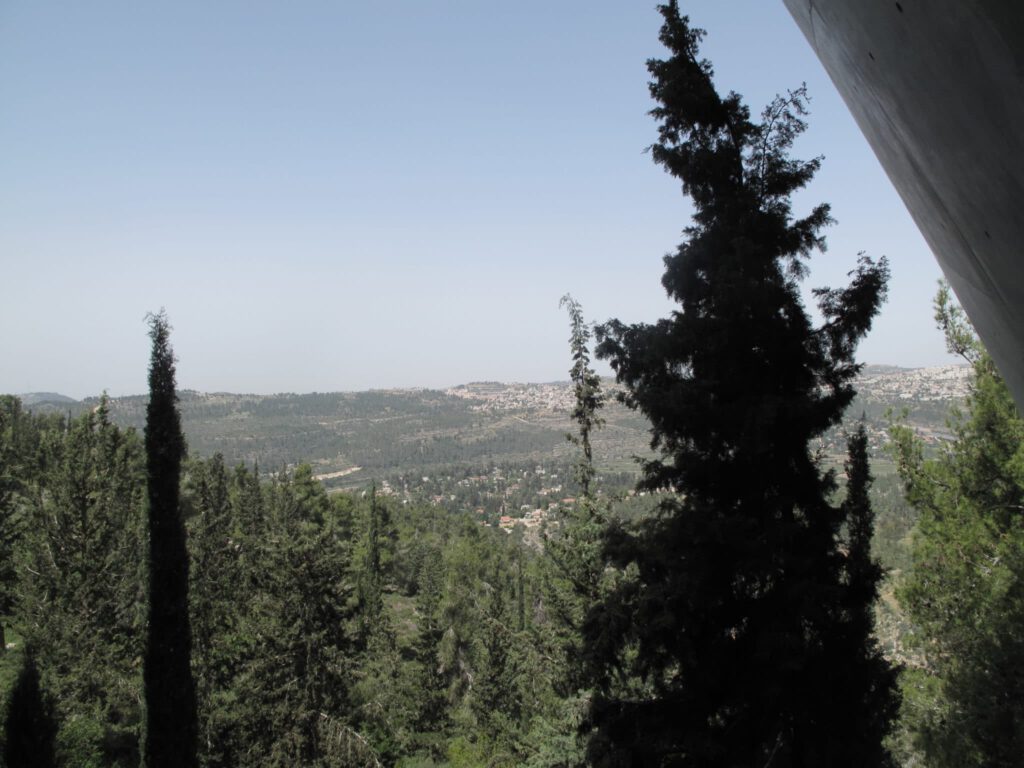View from Yad VaShem