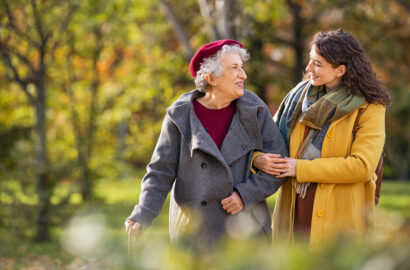 Women walking together