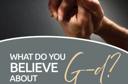 What do you believe about G-d? Hands folded
