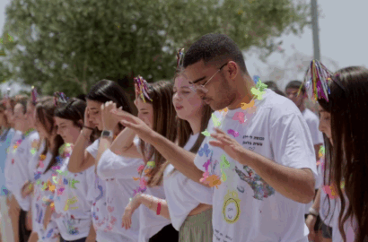 People holding hands