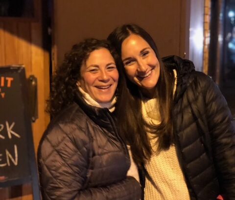 Stephanie Fries and friend, Leah Wise.