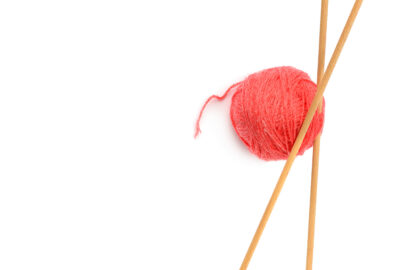Yarn and knitting needles